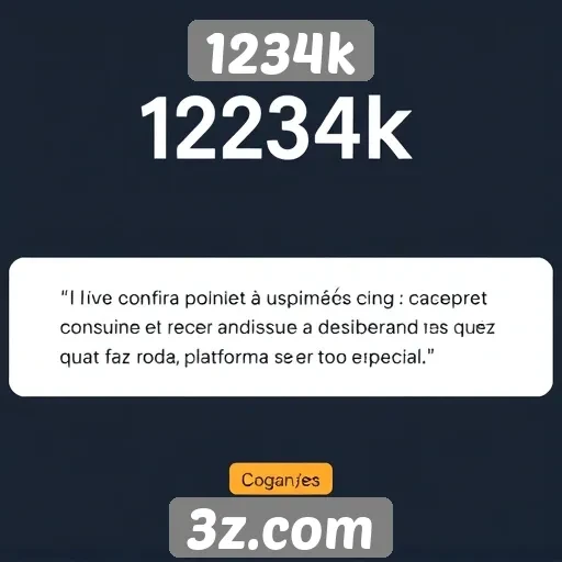 Feedback de usuários sobre a experiência no 1234k