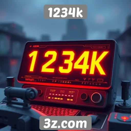 Interface do usuário do 1234k em foco